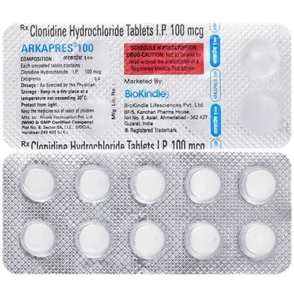 arkapres 100mg tablet 10's